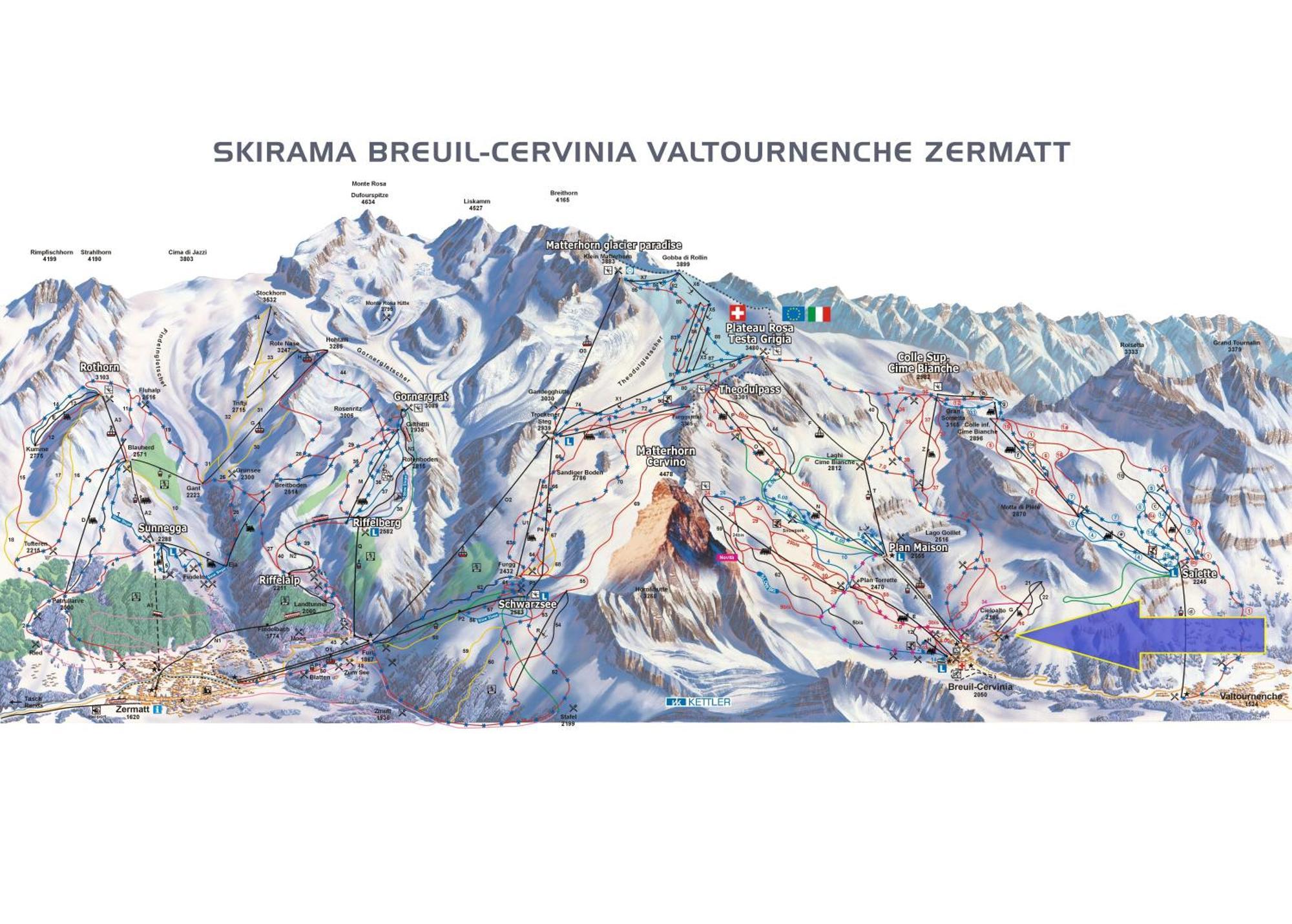 Orange Fox Cervinia Apartment Vda Vacanze In Vetta Cir 0185 Breuil-Cervinia Zewnętrze zdjęcie